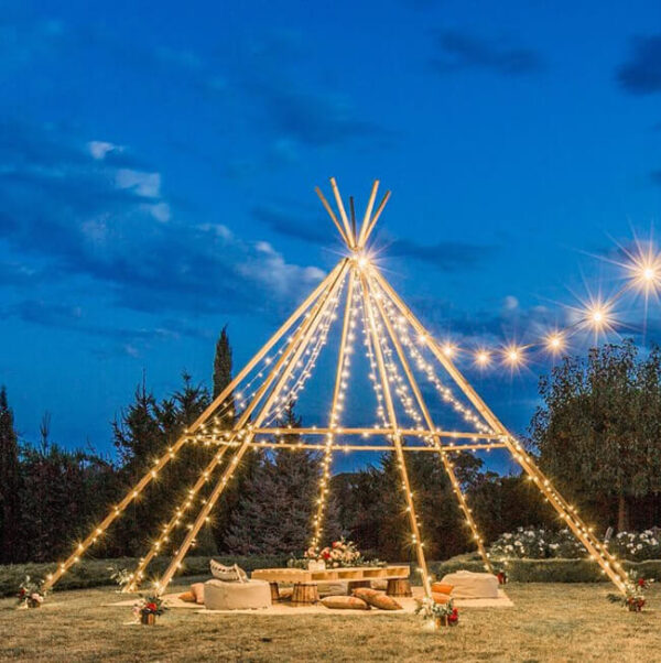 naked giant tipi hire