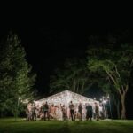 Clear roof marquee